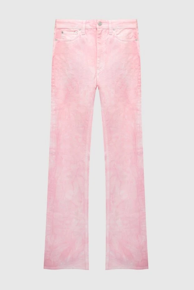 Alessandra Rich woman pink cotton jeans for women купить с ценами и фото 168946 - photo 1