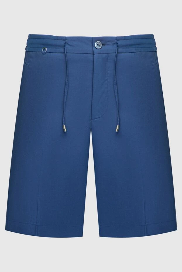 Ерлерге арналған көк жүннен жасалған шорт - фото 1