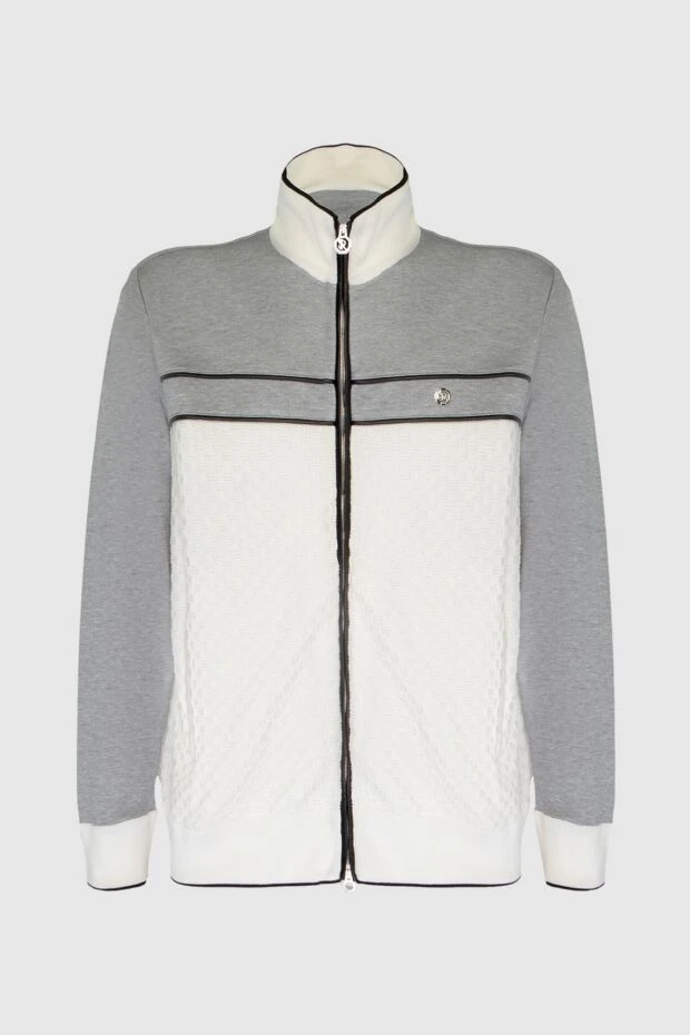 Stefano Ricci костюм спортивный мужской из хлопка, шелка и полиамида серый 168975 - фото 1