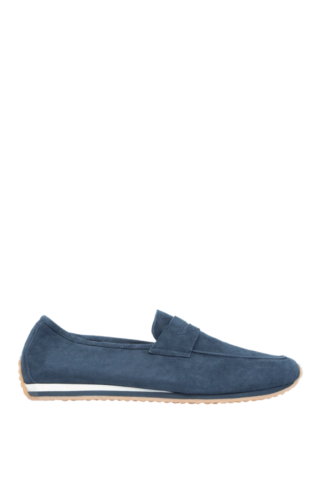 Andrea Ventura man blue suede drivers for men купить с ценами и фото 168984 - photo 1