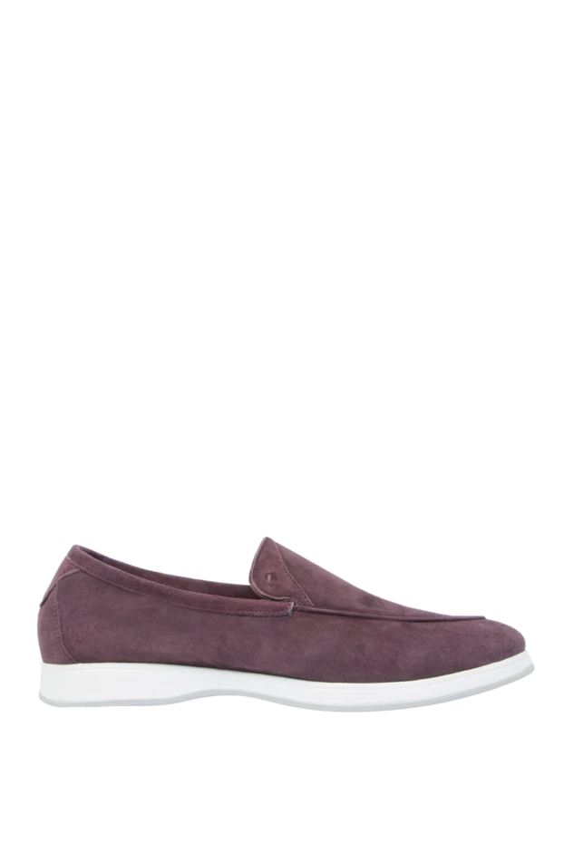 Andrea Ventura man purple suede loafers for men купить с ценами и фото 168992 - photo 1