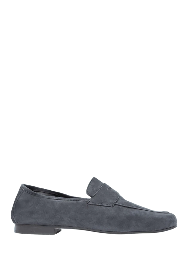 Andrea Ventura man gray suede loafers for men купить с ценами и фото 168996 - photo 1