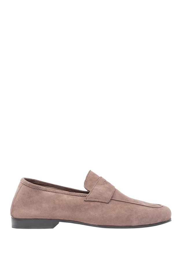 Andrea Ventura man beige suede loafers for men купить с ценами и фото 168999 - photo 1