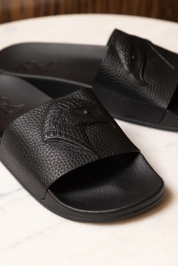 3D бүркіт бедерлі түйіршікті былғары сырғанақтар - фото 2