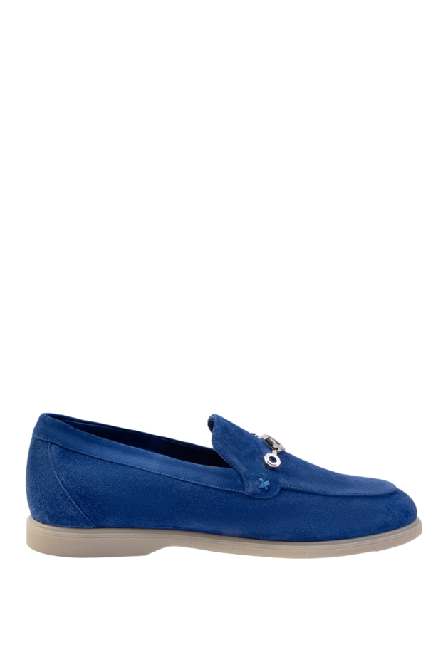 Stefano Ricci ерлерге арналған көгілдір нубуктан жасалған манкас 169116 - фото 1