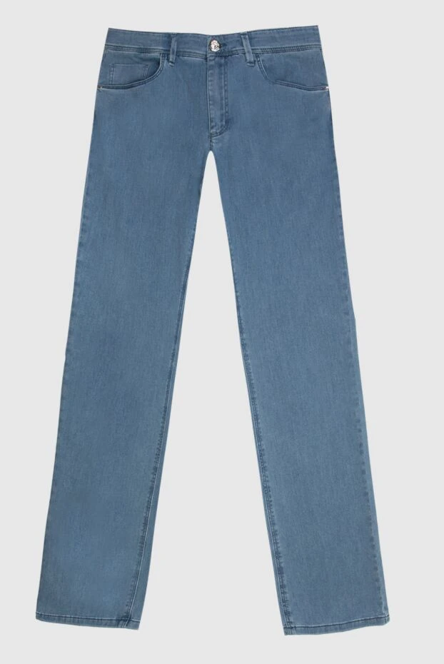 Stefano Ricci ерлерге арналған көк мақта және полиэфирлі джинсы 169169 - фото 1