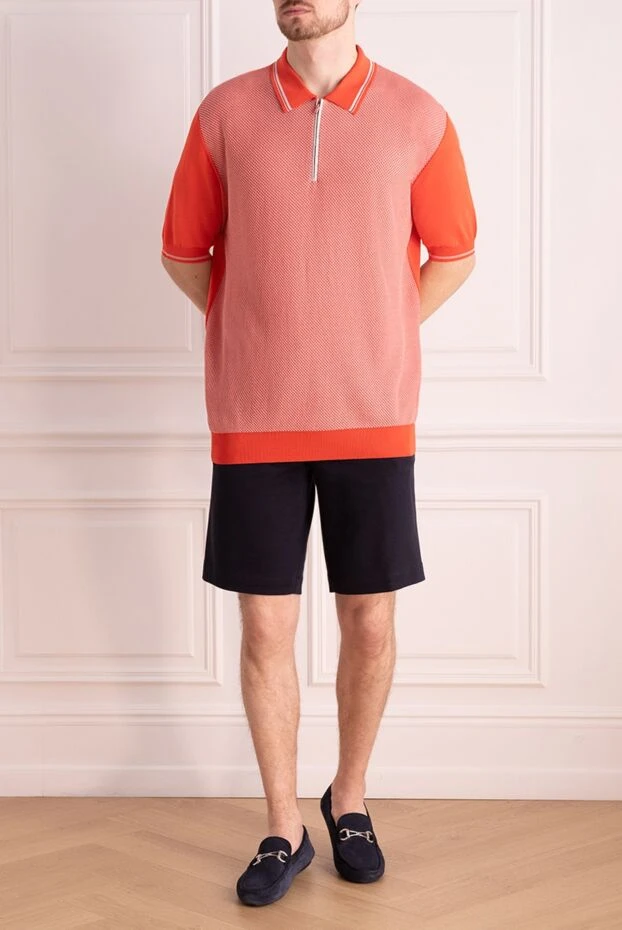 Loro Piana man blue cotton shorts for men купить с ценами и фото 169179 - photo 2