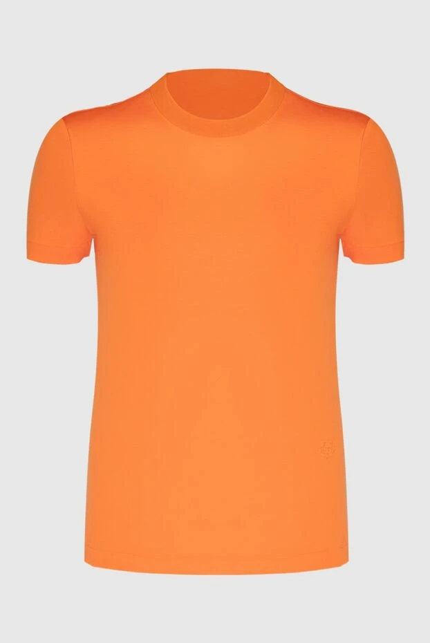 Loro Piana woman orange cotton t-shirt for women купить с ценами и фото 169188 - photo 1