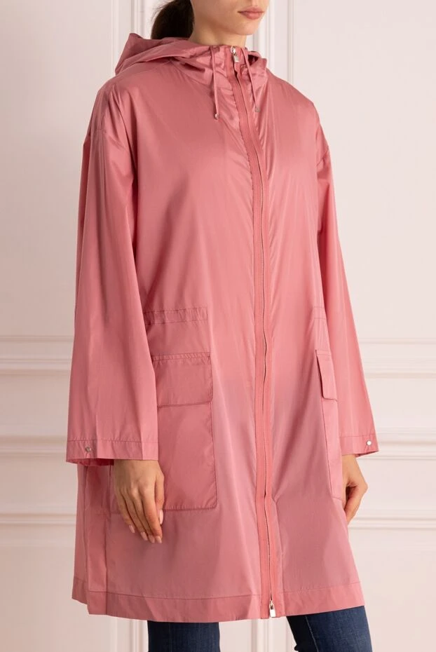 Loro Piana куртка из шелка розовая женская 169199 - фото 3