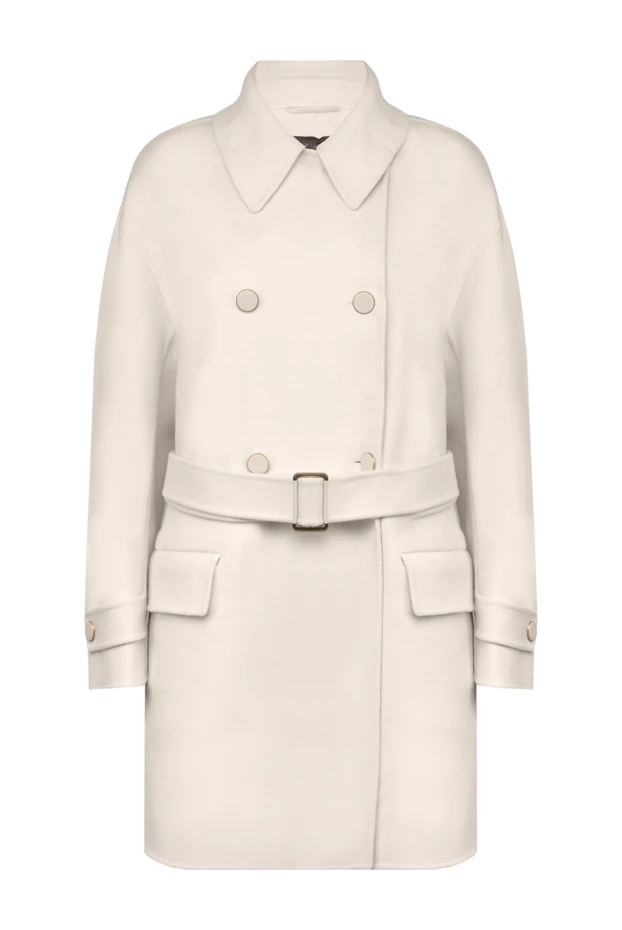 Loro Piana woman women's white cashmere coat 169208 - photo 1