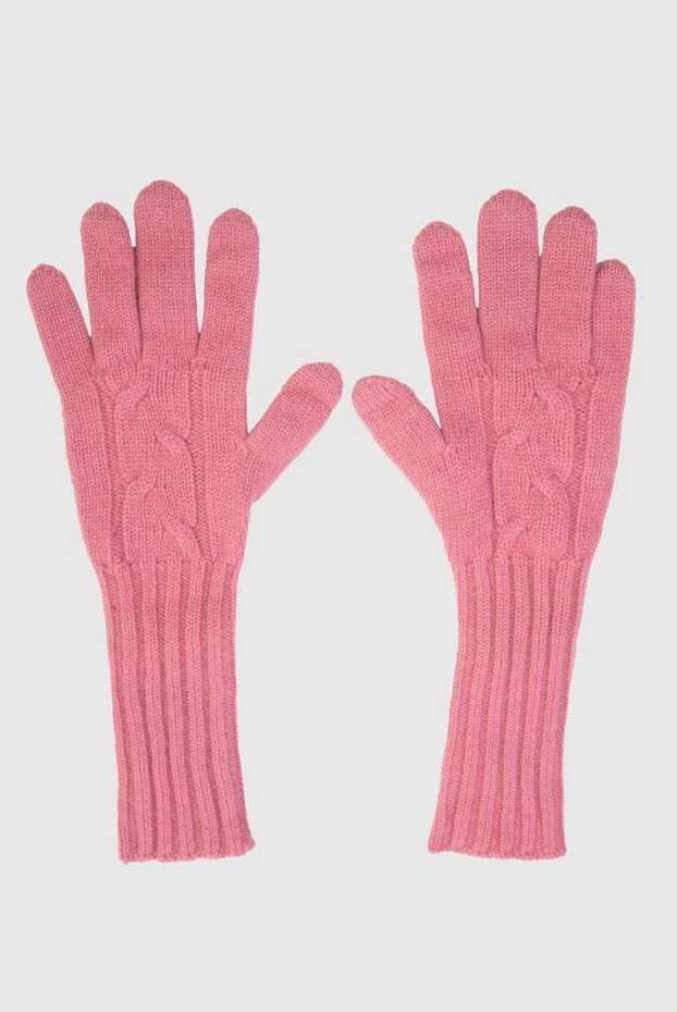 Loro Piana woman pink cashmere gloves for women купить с ценами и фото 169219 - photo 1