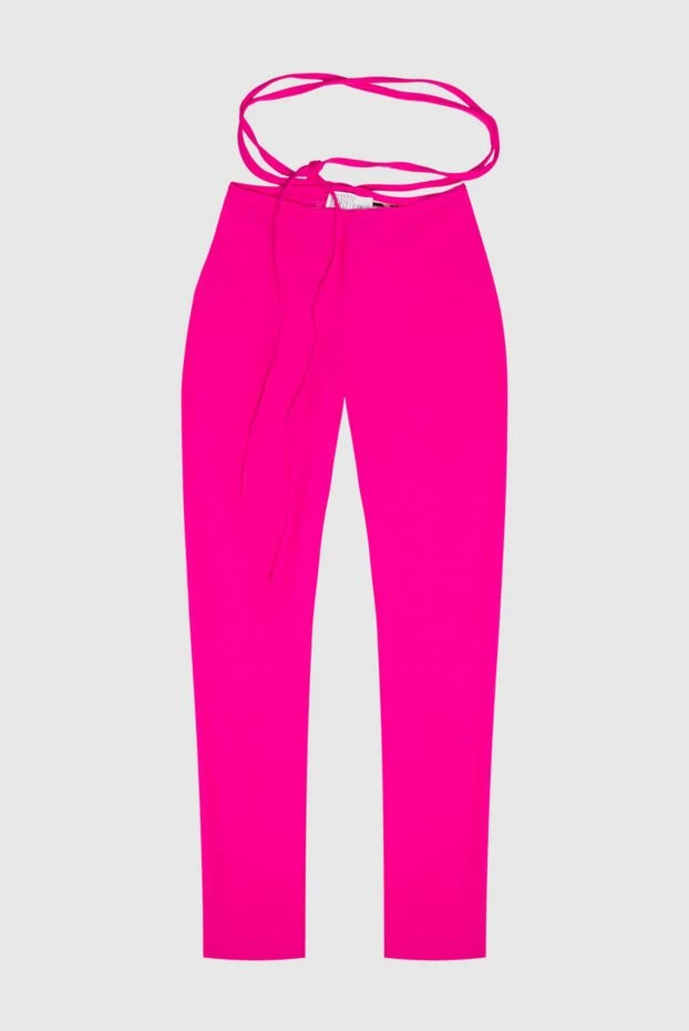 Giuseppe Di Morabito woman pink polyamide and elastane trousers for women купить с ценами и фото 169267 - photo 1