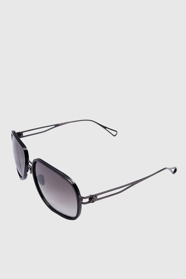 Очки-авиаторы мужские с черной оправой - photo 2