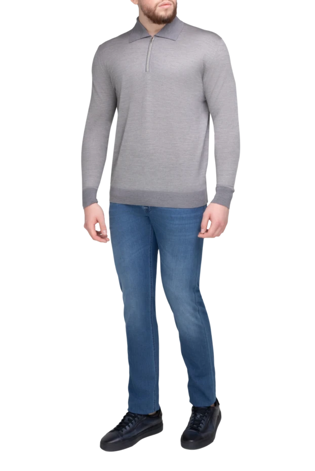 Stefano Ricci джинсы из хлопка и синие мужские джинсы 169308 - фото 2