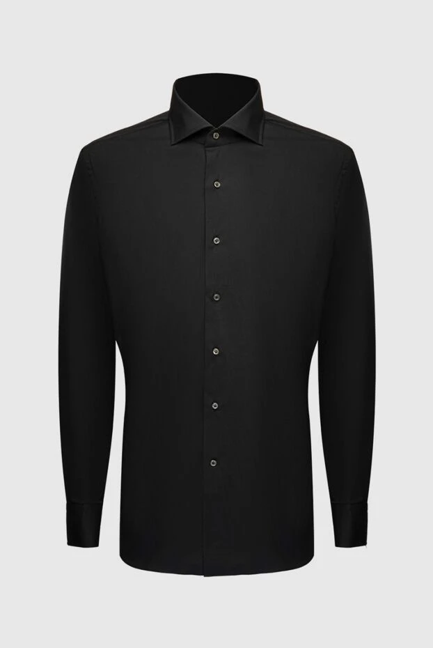 Alessandro Gherardi man black men's shirt купить с ценами и фото 169369 - photo 1