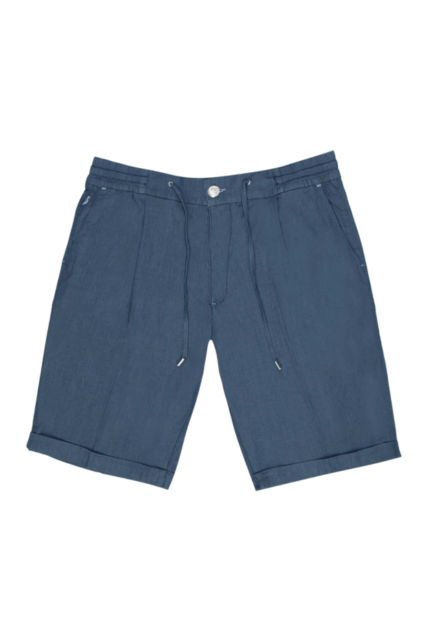 Scissor Scriptor man cotton and polyurethane shorts blue for men купить с ценами и фото 169382 - photo 1