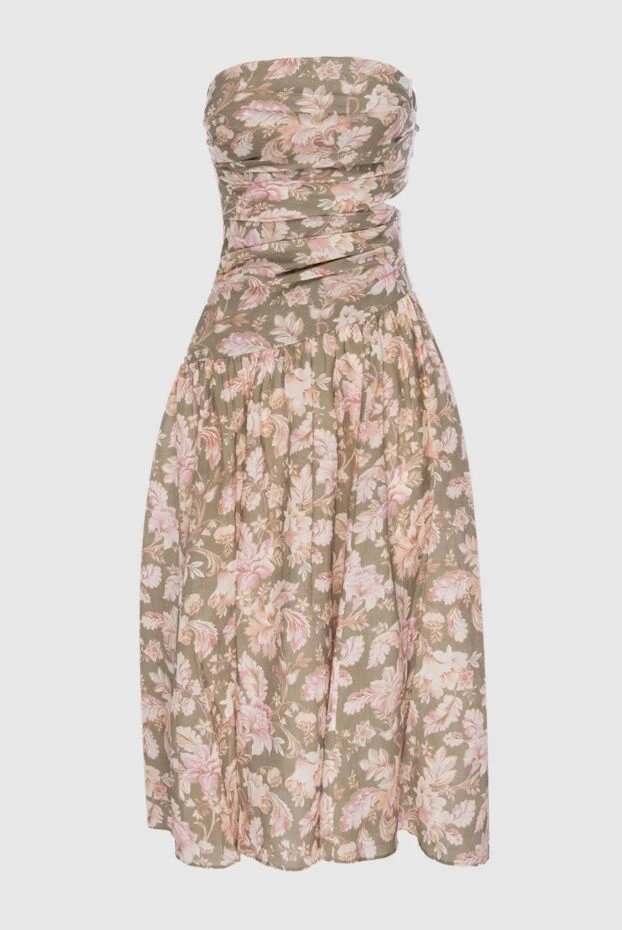 Zimmermann платье из льна с цветочным узором и вырезом на талии
169404 - фото 1