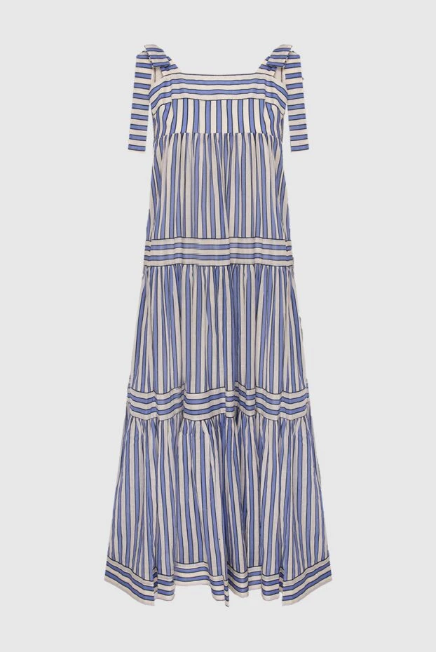 Loose fit cotton dress with stripes and voluminous skirt
- photo 1