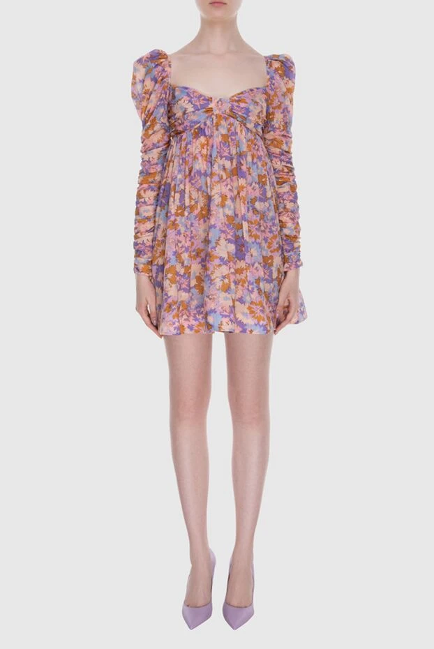 Zimmermann mini dress with floral print neckline and puff sleeves

 169408 - photo 2
