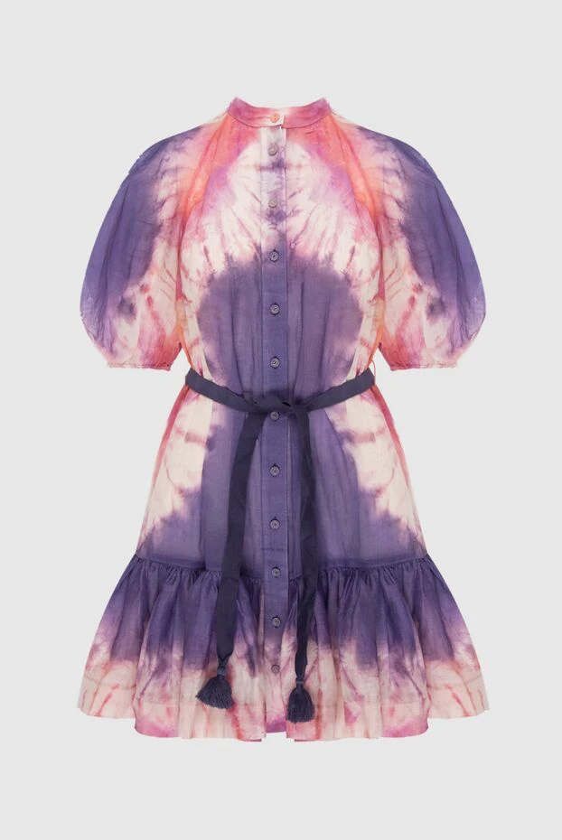 Платье с раме фиолетовое женское - фото 1