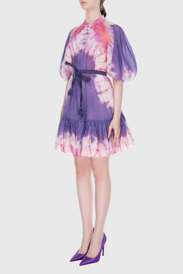 Zimmermann dress with a frame purple for women 169429 - photo 3