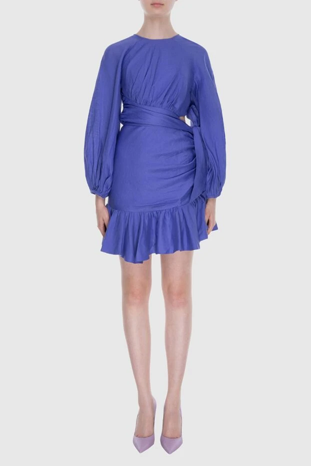 Zimmermann purple linen dress for women 169437 - photo 2