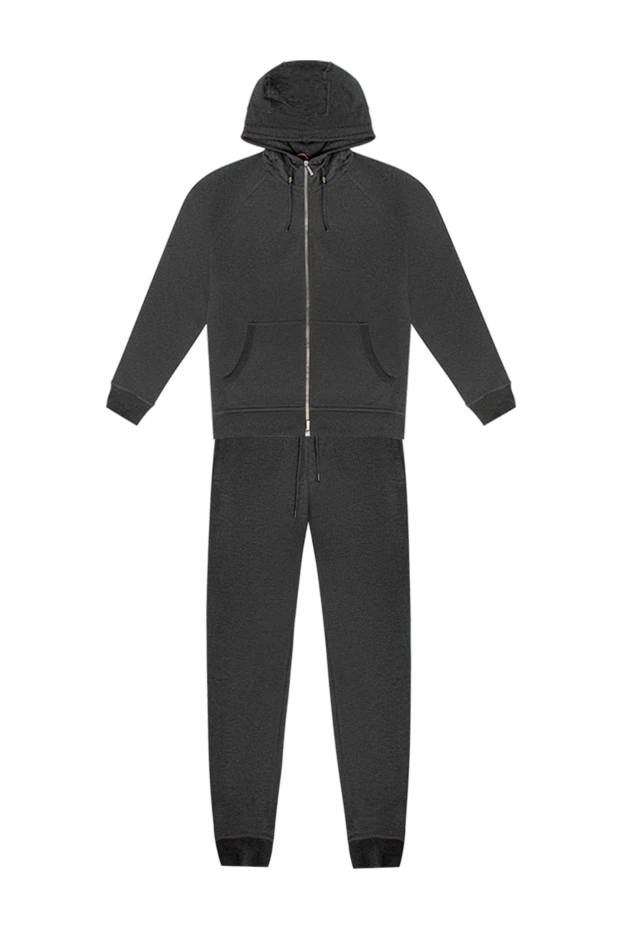 Moorer man men's sports suit made of cotton and elastane, gray купить с ценами и фото 169484 - photo 1