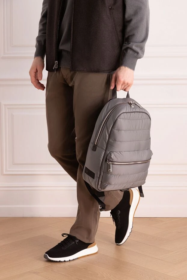 Moorer man polyester backpack gray for men купить с ценами и фото 169489 - photo 2