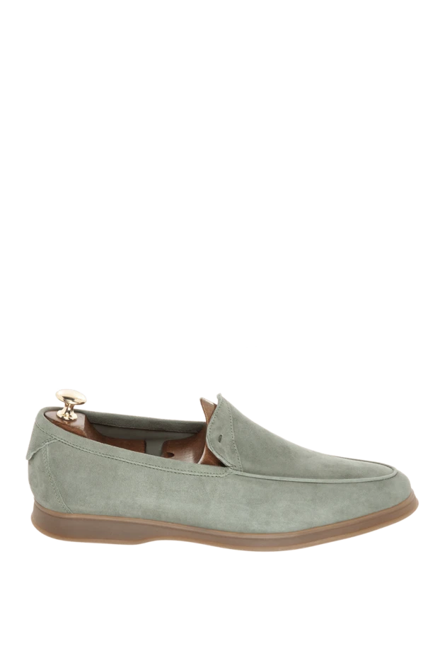 Andrea Ventura man green suede loafers for men купить с ценами и фото 169519 - photo 1