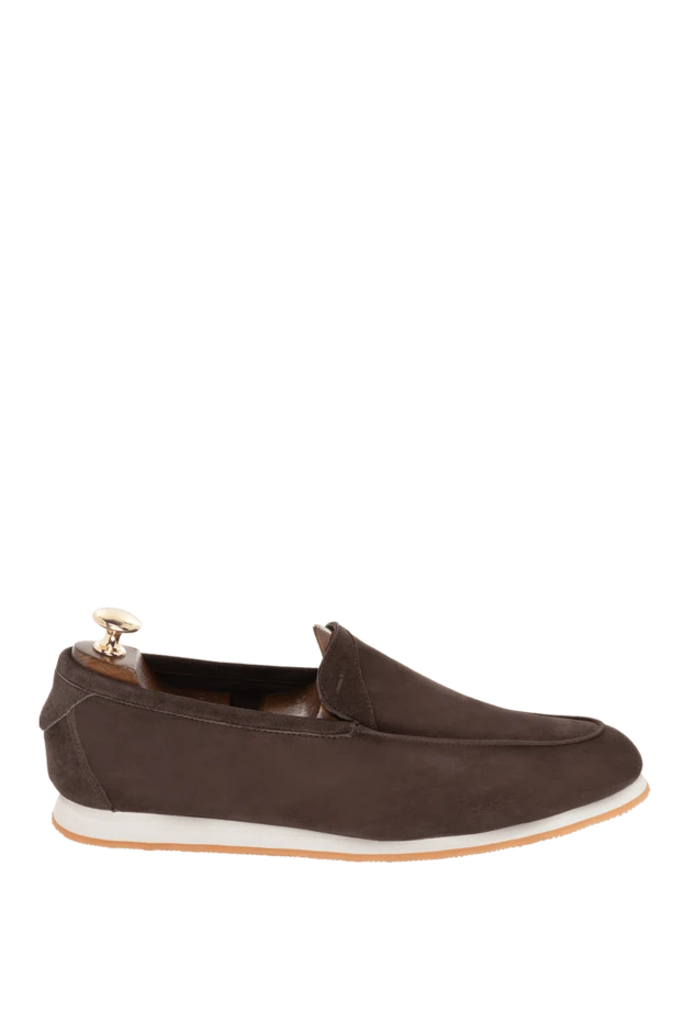 Andrea Ventura man brown suede loafers for men купить с ценами и фото 169521 - photo 1