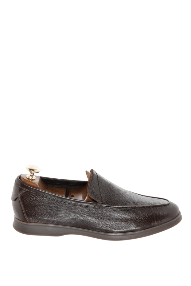 Andrea Ventura man brown leather loafers for men купить с ценами и фото 169538 - photo 1