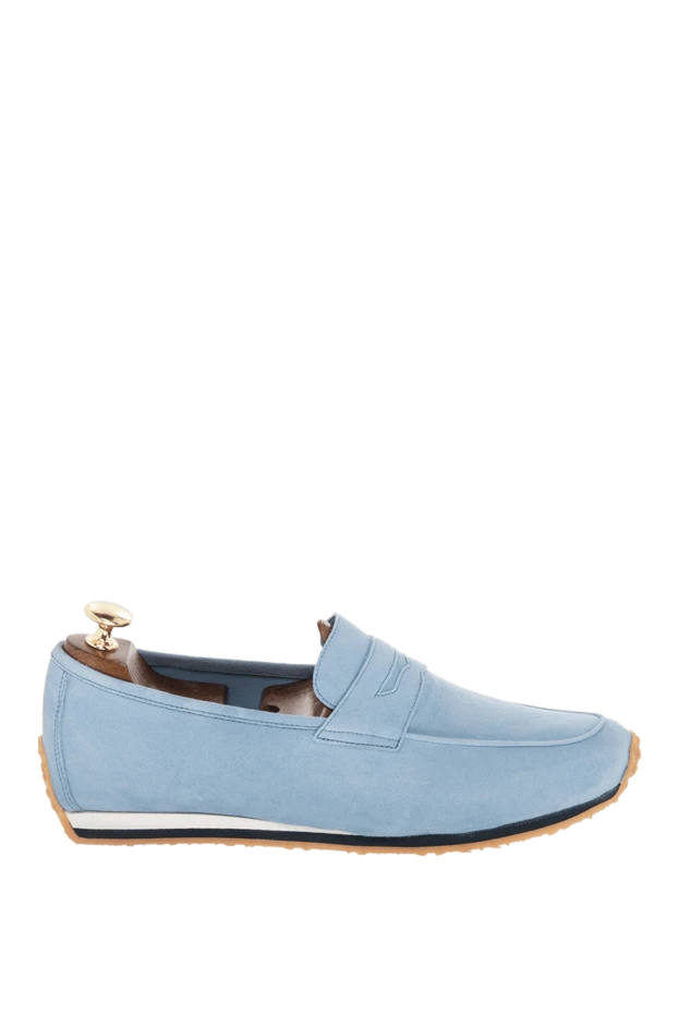 Andrea Ventura man blue suede drivers for men купить с ценами и фото 169544 - photo 1