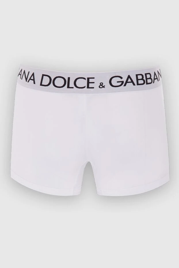 Dolce & Gabbana man white men's boxer briefs made of cotton and elastane купить с ценами и фото 169579 - photo 2