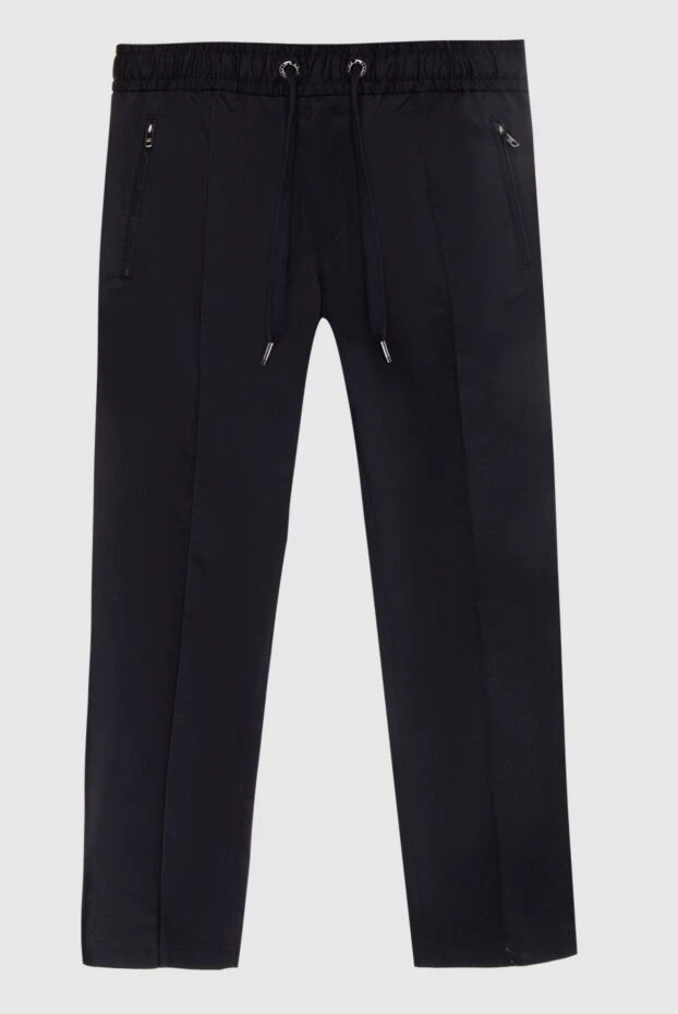 Dolce & Gabbana man cotton and elastane trousers black for men купить с ценами и фото 169584 - photo 1