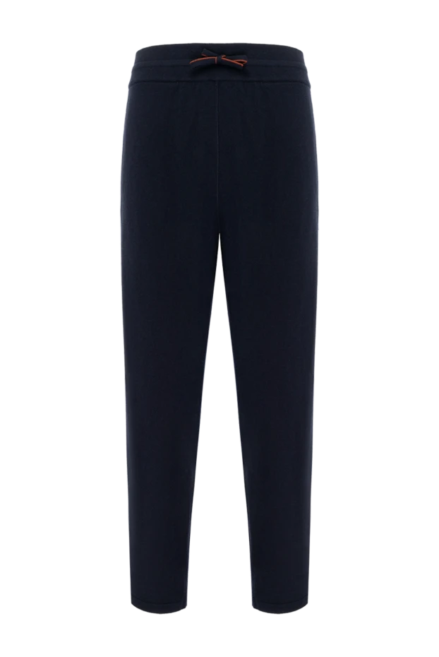 Loro Piana man men's blue cashmere trousers купить с ценами и фото 169619 - photo 1