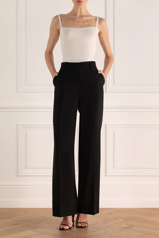 Prada woman pants black for women купить с ценами и фото 169651 - photo 2