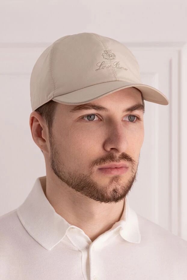 Loro Piana man white polyamide cap for men купить с ценами и фото 169676 - photo 2