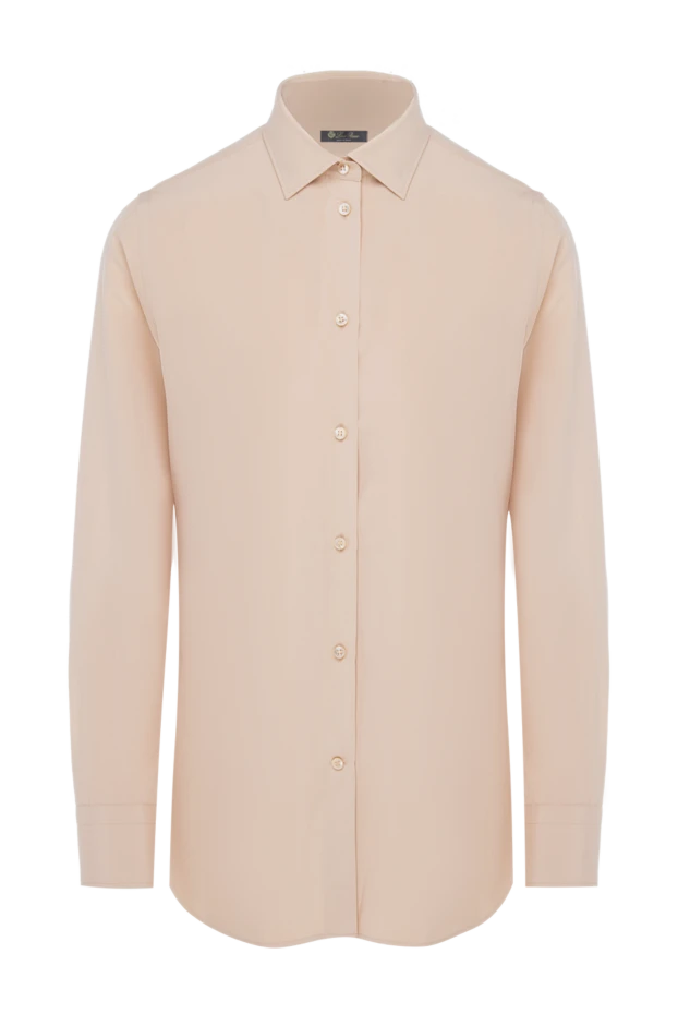 Loro Piana woman pink silk blouse for women купить с ценами и фото 169716 - photo 1