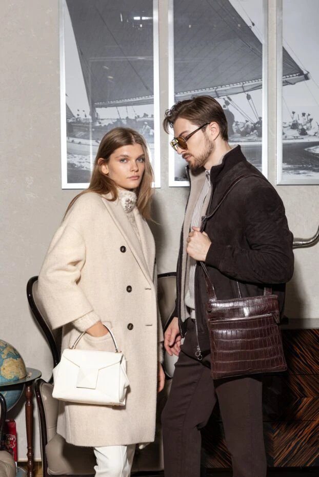 Loro Piana әйелдер шалбары классикалық стильде бежевый 169717 - фото 2