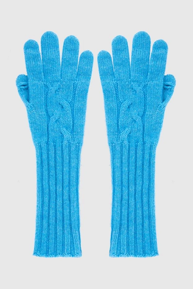 Loro Piana woman blue cashmere gloves for women купить с ценами и фото 169747 - photo 1