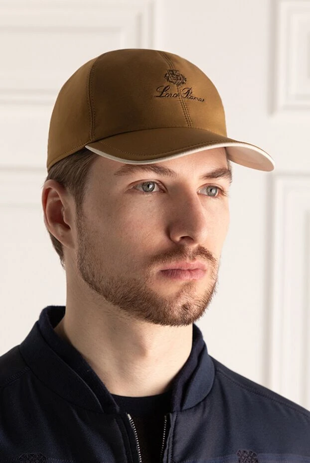 Loro Piana man yellow polyester cap for men купить с ценами и фото 169749 - photo 2