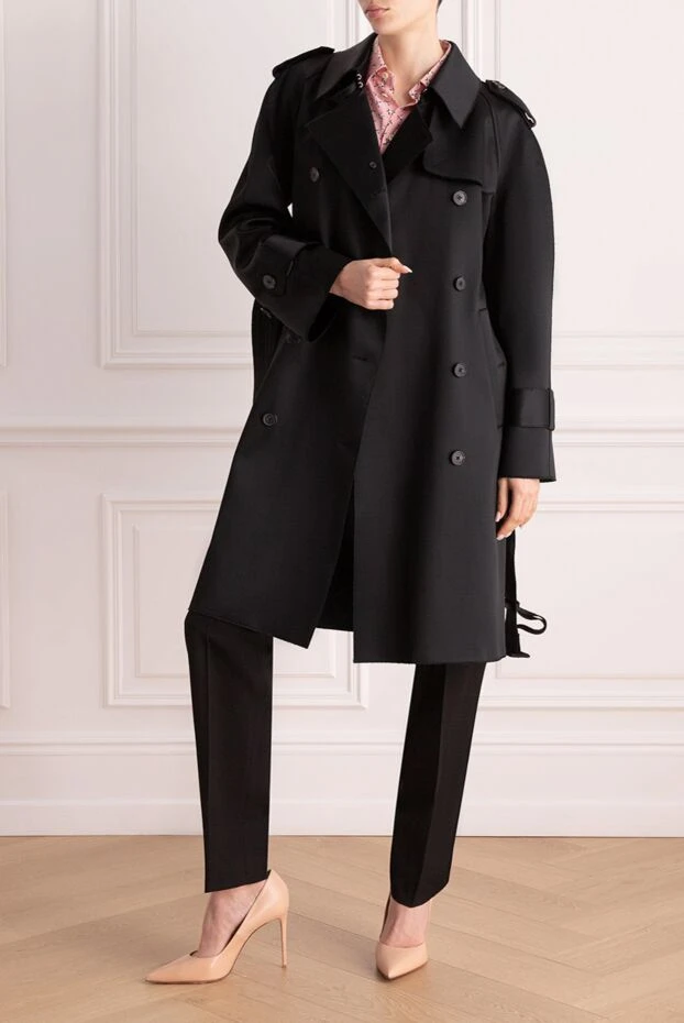 Khaite плащ черный женский 169812 - фото 3