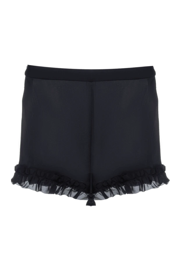 Khaite woman black silk shorts for women купить с ценами и фото 169817 - photo 1