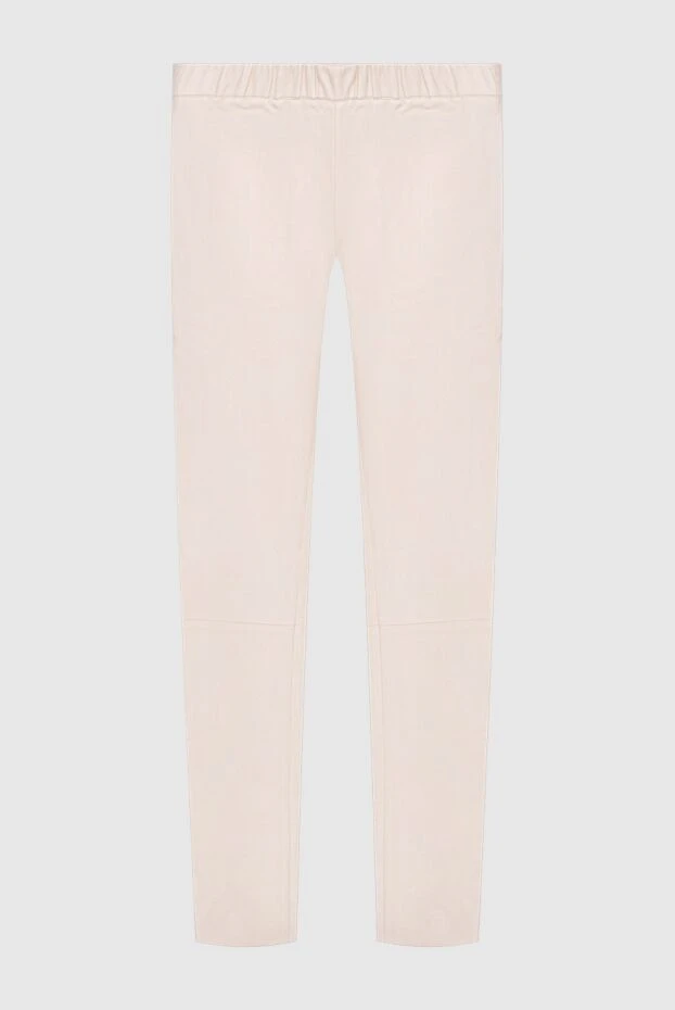 Max&Moi woman pink leather trousers for women купить с ценами и фото 169833 - photo 1