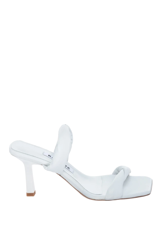 Kalliste woman white leather mules for women купить с ценами и фото 169835 - photo 1