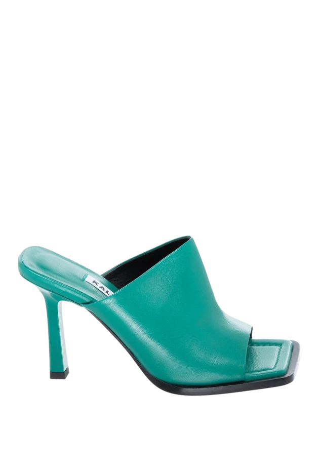 Kalliste woman green leather mules for women купить с ценами и фото 169838 - photo 1