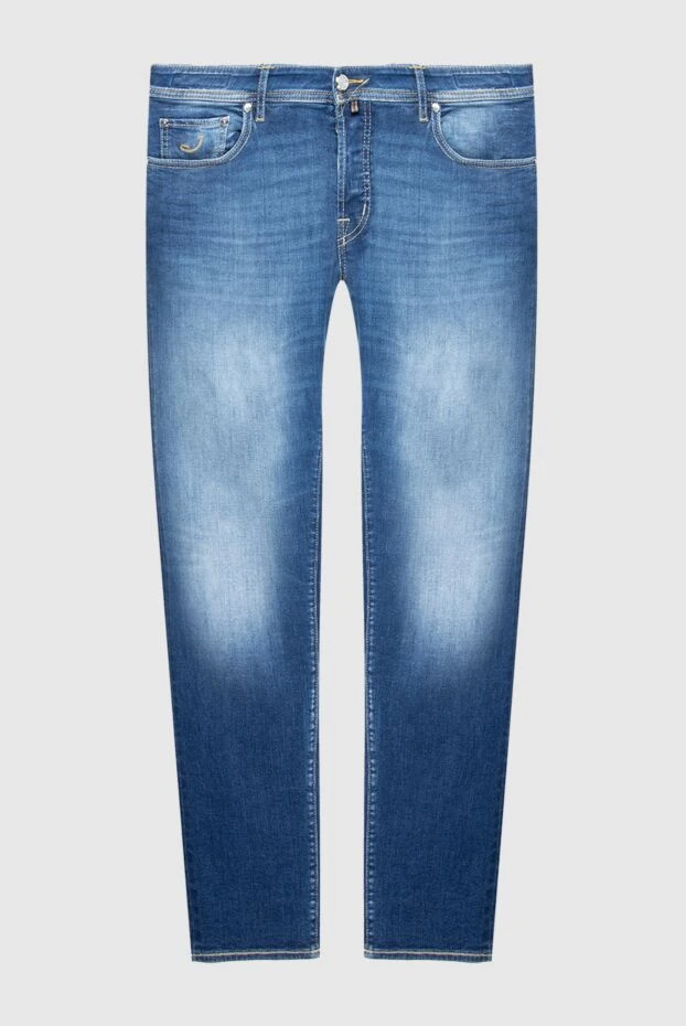 Jacob Cohen man blue cotton jeans for men купить с ценами и фото 169860 - photo 1