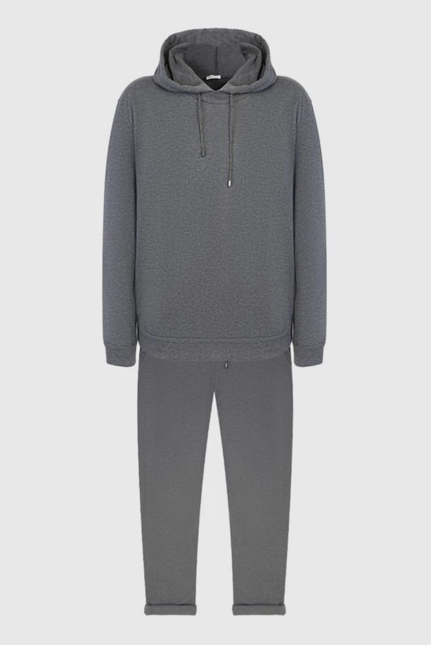 Трикотажный костюм из хлопка темно-серого оттенка
- фото 1