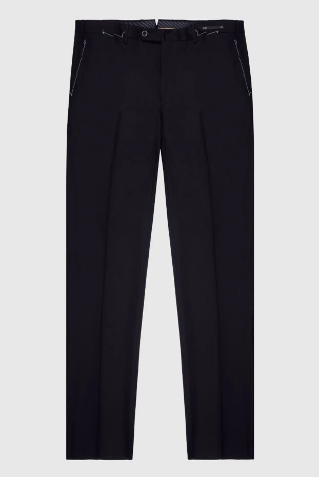 PT01 (Pantaloni Torino) man men's black fleece trousers купить с ценами и фото 169970 - photo 1