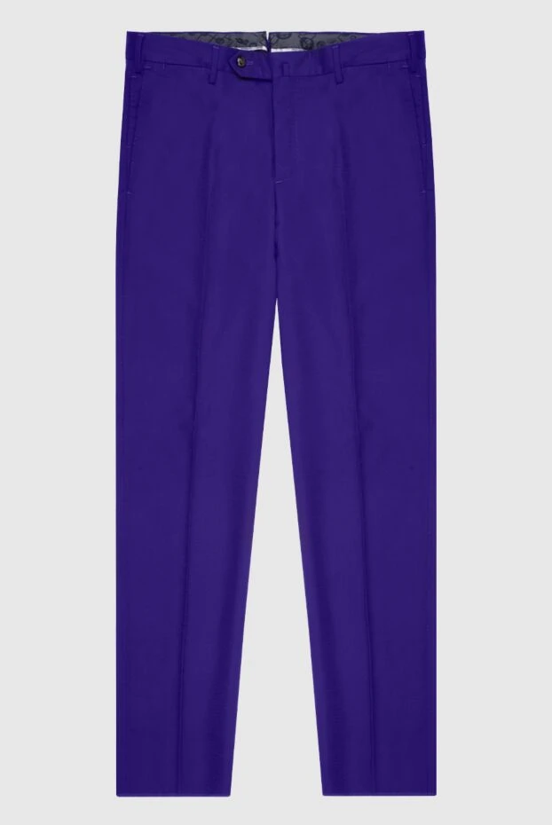 PT01 (Pantaloni Torino) man men's purple fleece trousers купить с ценами и фото 169980 - photo 1